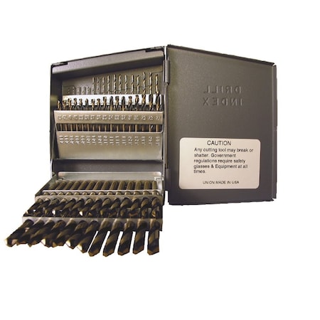 Viking Norseman Drill Spt-60 Type 260-Ub 135-Deg Split Pt Mag Screw Machine Length Drill Set 23560